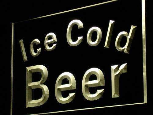 Ice Cold Beer LED Light Sign - Way Up Gifts