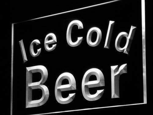 Ice Cold Beer LED Light Sign - Way Up Gifts