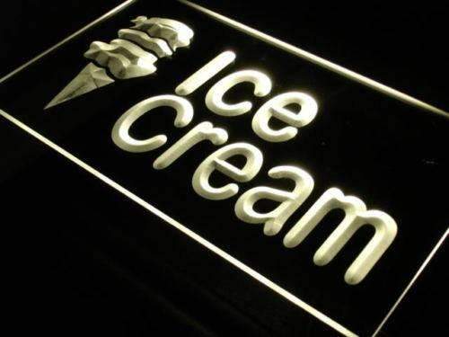Ice Cream Cones LED Light Sign - LED Gift Works