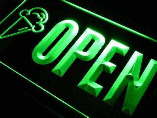 Ice Cream Cones Open LED Light Sign - Way Up Gifts