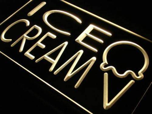 Ice Cream LED Light Sign - LED Gift Works
