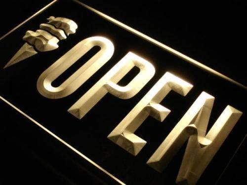 Ice Cream Shop Open LED Light Sign - LED Gift Works