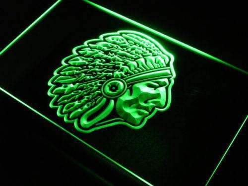 Indian Chief LED Light Sign - Way Up Gifts