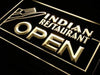 Indian Restaurant Open LED Light Sign - Way Up Gifts