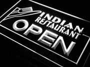 Indian Restaurant Open LED Light Sign - LED Gift Works