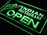 Indian Restaurant Open LED Light Sign - LED Gift Works