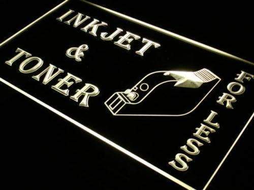 Inkjet Toner LED Light Sign - LED Gift Works