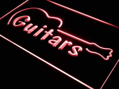 Instrument Store Guitars LED Light Sign - LED Gift Works