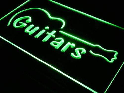 Instrument Store Guitars LED Light Sign - LED Gift Works