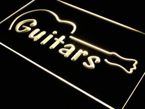 Instrument Store Guitars LED Light Sign - Way Up Gifts