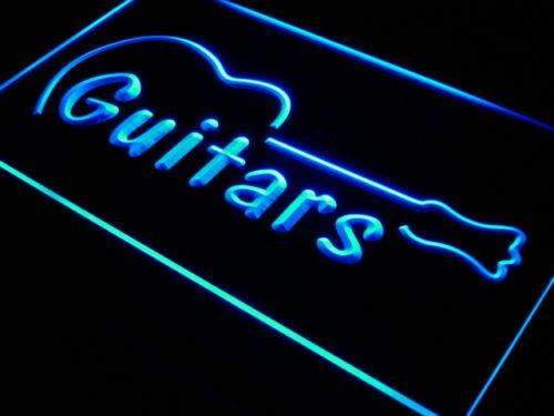 Instrument Store Guitars LED Light Sign - LED Gift Works