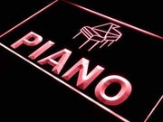 Instruments Store Piano LED Light Sign - LED Gift Works