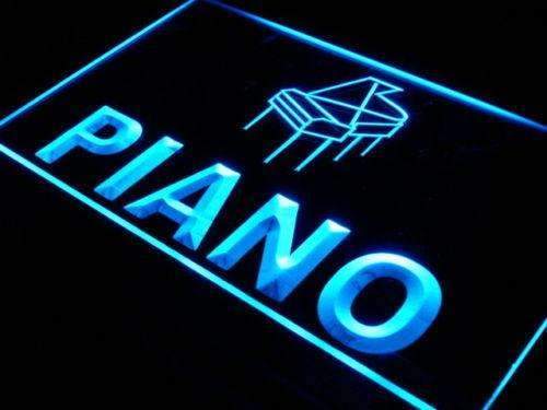 Instruments Store Piano LED Light Sign - LED Gift Works