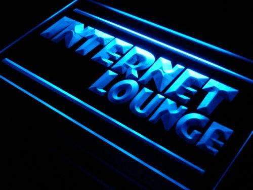 Internet Lounge LED Light Sign - LED Gift Works