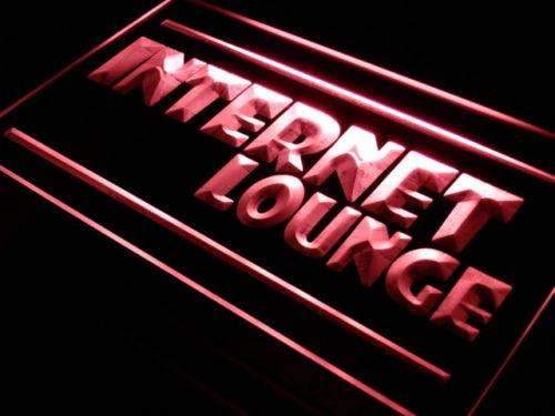 Internet Lounge LED Light Sign - LED Gift Works