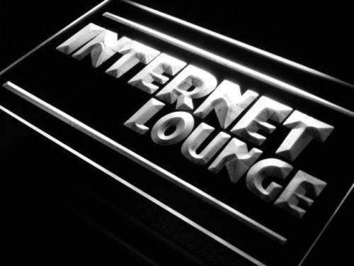 Internet Lounge LED Light Sign - LED Gift Works