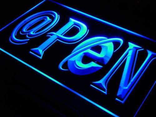 Internet Wifi Open LED Light Sign - LED Gift Works