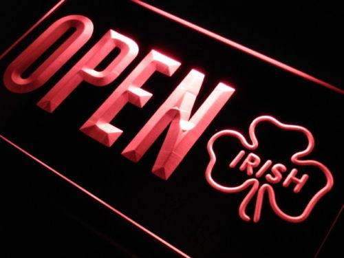 Irish Pub Open LED Light Sign - Way Up Gifts