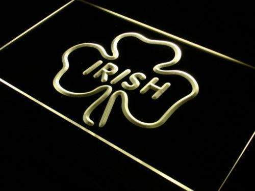 Irish Shamrock LED Light Sign - LED Gift Works