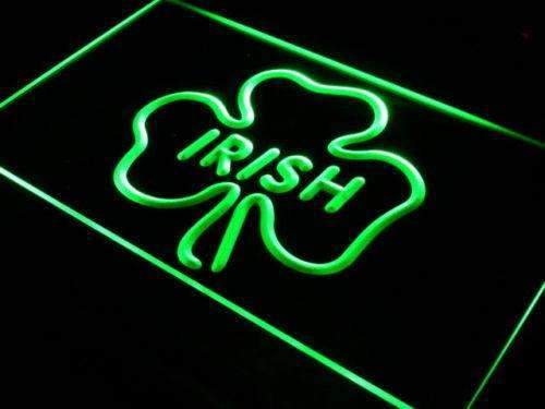 Irish Shamrock LED Light Sign - Way Up Gifts