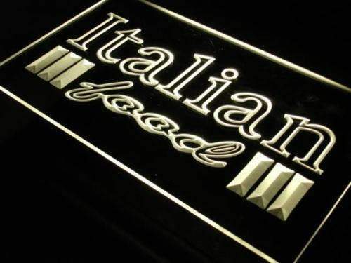 Italian Food LED Light Sign - Way Up Gifts