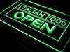 Italian Food Open LED Light Sign - Way Up Gifts