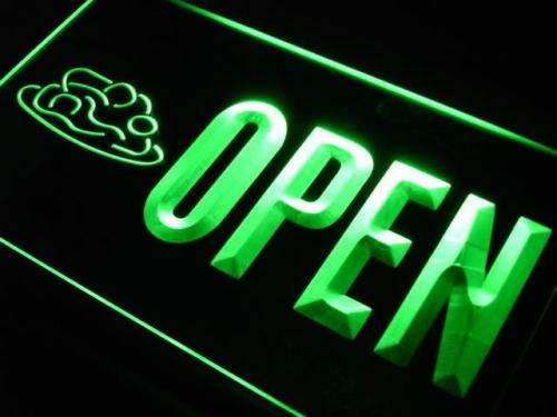 Italian Spaghetti Meatballs Open LED Light Sign - LED Gift Works