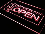 Japanese Food Restaurant Open LED Light Sign - LED Gift Works