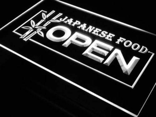 Japanese Food Restaurant Open LED Light Sign - LED Gift Works