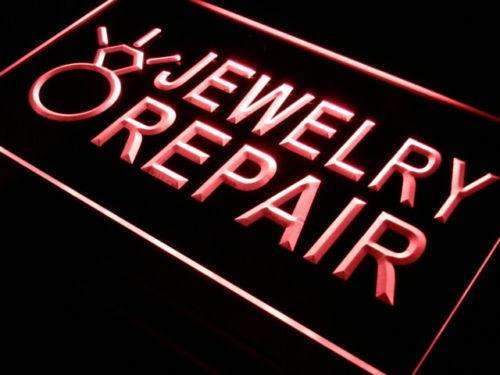 Jewelry Repair LED Light Sign - LED Gift Works