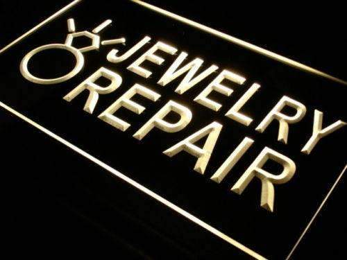 Jewelry Repair LED Light Sign - LED Gift Works