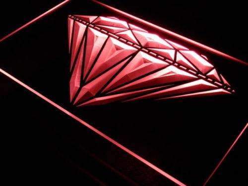 Jewelry Shop Diamonds Lure LED Light Sign - Way Up Gifts