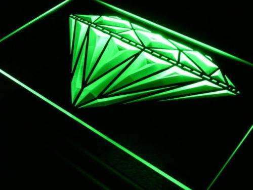 Jewelry Shop Diamonds Lure LED Light Sign - Way Up Gifts