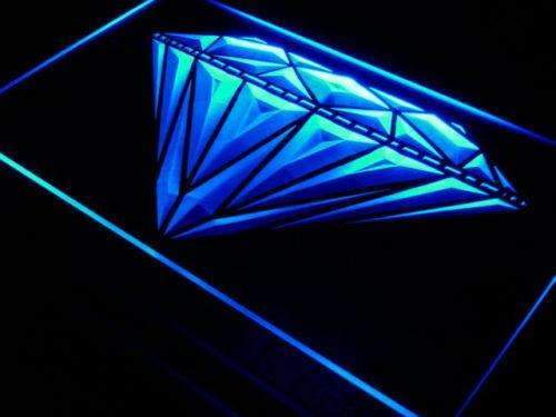 Jewelry Shop Diamonds Lure LED Light Sign - Way Up Gifts