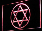 Jewish Star of David LED Light Sign - LED Gift Works