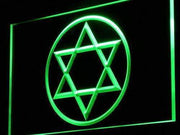 Jewish Star of David LED Light Sign - LED Gift Works