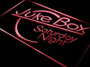 Juke Box Saturday Night LED Light Sign - LED Gift Works