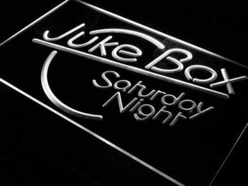 Juke Box Saturday Night LED Light Sign - LED Gift Works