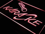 Karaoke Bar Microphone LED Light Sign - LED Gift Works
