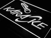 Karaoke Bar Microphone LED Light Sign - LED Gift Works