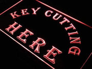Key Cutting Here LED Light Sign - LED Gift Works