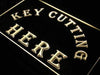 Key Cutting Here LED Light Sign - Way Up Gifts