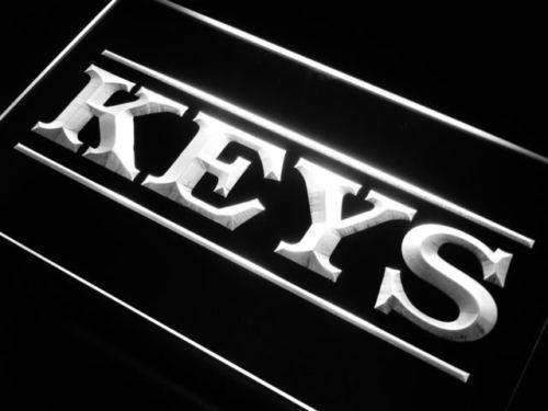 Key Cutting Keys Shop LED Light Sign - Way Up Gifts