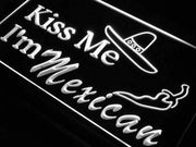 Kiss Me I'm Mexican LED Light Sign - LED Gift Works