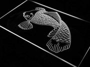 Koi Japanese Fish Tattoo Logo LED Light Sign - LED Gift Works