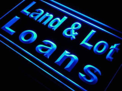 Land and Lot Loans LED Light Sign - Way Up Gifts