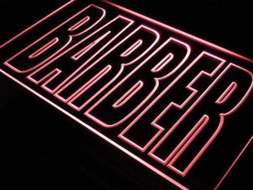 Large Barber LED Light Sign - LED Gift Works