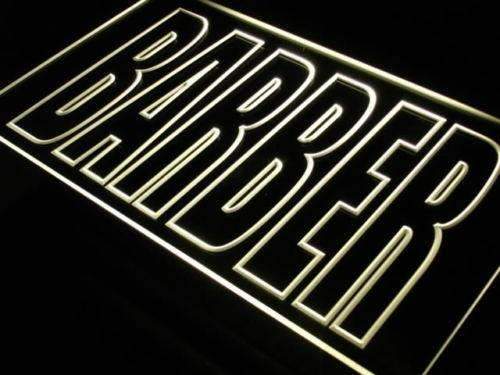 Large Barber LED Light Sign - LED Gift Works