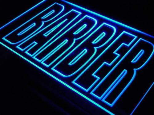 Large Barber LED Light Sign - LED Gift Works