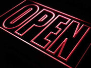 Large Letters Open LED Light Sign - LED Gift Works